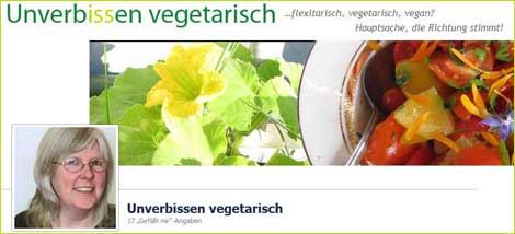 Unverbissen  vegetarisch auf Facebook