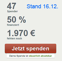 Spendenstand 16.12.