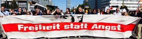 Demo  Freiheit statt Angst