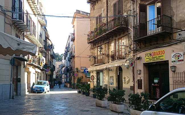 Straße Palermo