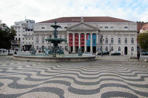 Lissabon Stadtplatz