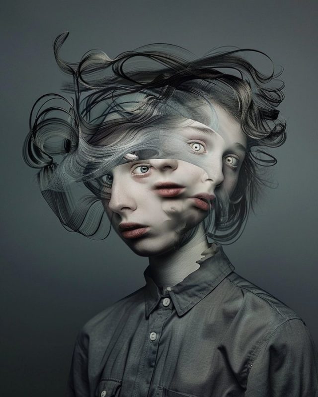 don't know where my head is at - Daniel Stark AI-ART