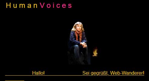 Erste Homepage Titel