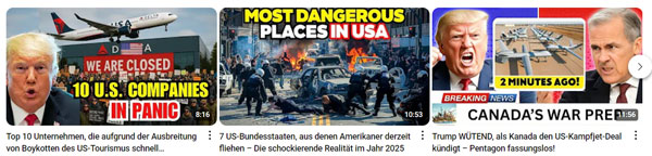 Fake-Kanal Thumbnails
