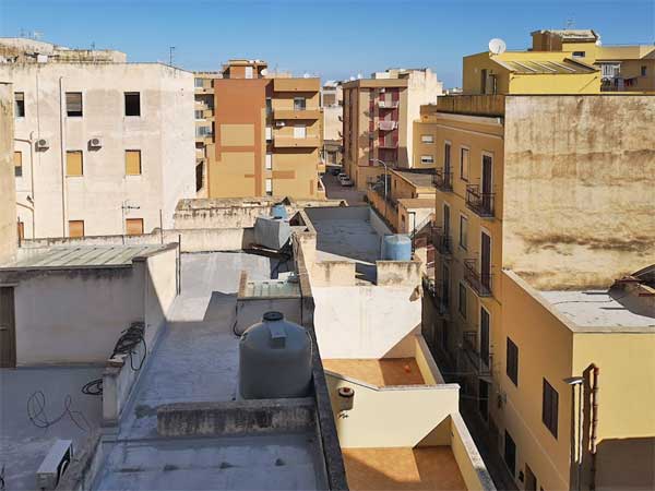 Ausblick aus Fewo Trapani