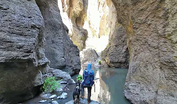 Wanderer im Canyon